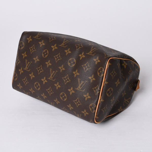 Very good condition LOUIS VUITTON Speedy 25 handbag M41528 Monogram PVC leather used 4a000590