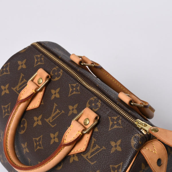 Very good condition LOUIS VUITTON Speedy 25 handbag M41528 Monogram PVC leather used 4a000590