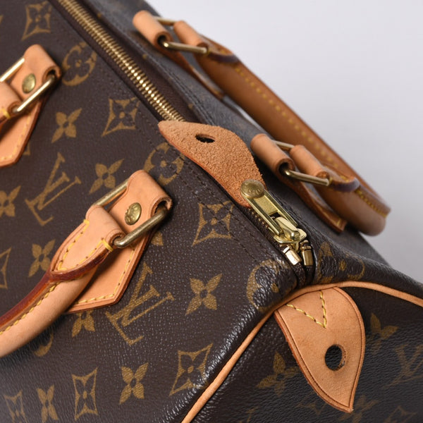 Very good condition LOUIS VUITTON Speedy 25 handbag M41528 Monogram PVC leather used 4a000590