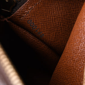 LOUIS VUITTON Papillon 26 Handbag Monogram M51366 Cylindrical Monogram Canvas Brown Good Condition Used 4a000411