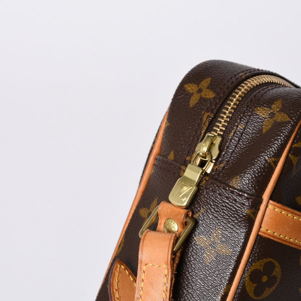 LOUIS VUITTON Monogram Trocadero 27 Shoulder Bag M51274 PVC Tanned Leather Brown Gold Hardware Good Condition Used 4a000601