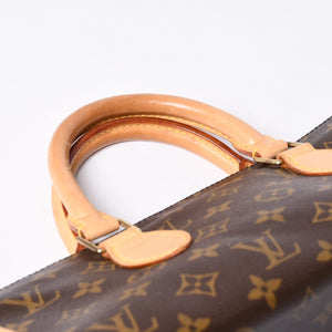 極美品 LOUIS VUITTON ルイヴィトン モノグラム ポパンクール ハンドバッグ M40009 ロゴ モノグラムキャンバス ブラウン 中古 4a000412