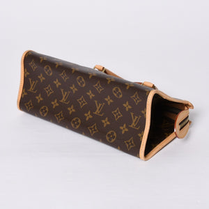 極美品 LOUIS VUITTON ルイヴィトン モノグラム ポパンクール ハンドバッグ M40009 ロゴ モノグラムキャンバス ブラウン 中古 4a000412