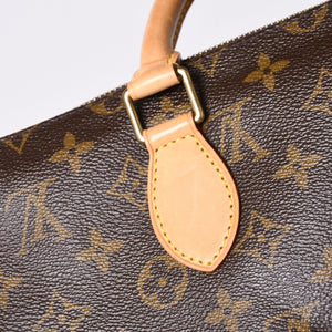 極美品 LOUIS VUITTON ルイヴィトン モノグラム ポパンクール ハンドバッグ M40009 ロゴ モノグラムキャンバス ブラウン 中古 4a000412