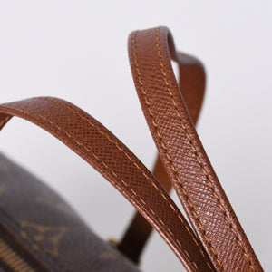 LOUIS VUITTON Papillon 26 Handbag Monogram M51366 Cylindrical Monogram Canvas Brown Good Condition Used 4a000411