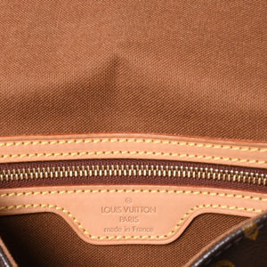 Very Good Condition LOUIS VUITTON Monogram Mini Looping Shoulder Bag M51147 PVC Leather Brown Used 4a000597