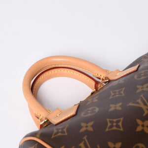 Very good condition LOUIS VUITTON Handbag Speedy Bandouliere 20 M46222 Leather PVC Brown Gold hardware Used 4a000575