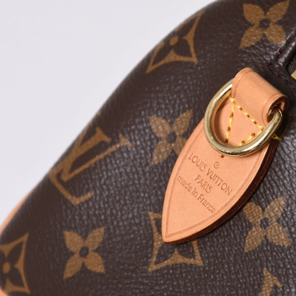 Very good condition LOUIS VUITTON Handbag Speedy Bandouliere 20 M46222 Leather PVC Brown Gold hardware Used 4a000575
