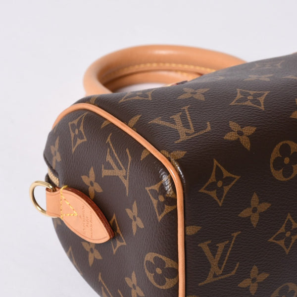 Very good condition LOUIS VUITTON Handbag Speedy Bandouliere 20 M46222 Leather PVC Brown Gold hardware Used 4a000575