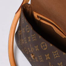 画像をギャラリービューアに読み込む, 極美品 LOUIS VUITTON ルイヴィトン モノグラム ミニルーピング ショルダーバッグ M51147 PVC レザー ブラウン 中古 4a000596