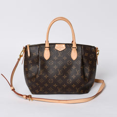 Very Good Condition LOUIS VUITTON Handbag 2WAY Monogram Turen PM Monogram Canvas M48813 Brown Used 4a000426