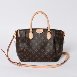 Very Good Condition LOUIS VUITTON Handbag 2WAY Monogram Turen PM Monogram Canvas M48813 Brown Used 4a000426