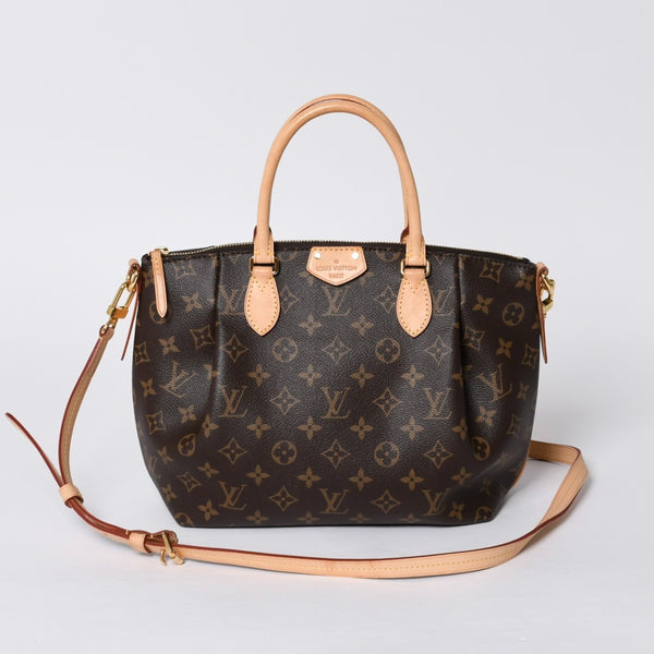 Very Good Condition LOUIS VUITTON Handbag 2WAY Monogram Turen PM Monogram Canvas M48813 Brown Used 4a000426
