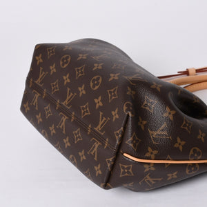 Very Good Condition LOUIS VUITTON Handbag 2WAY Monogram Turen PM Monogram Canvas M48813 Brown Used 4a000426