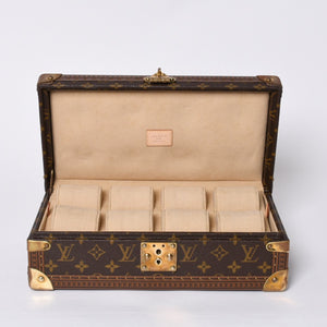 LOUIS VUITTON Coffret 8 Montre Trunk Monogram M47641 Watch Case Trunk List Price 1,210,000 Yen Good Condition Used 4a000570