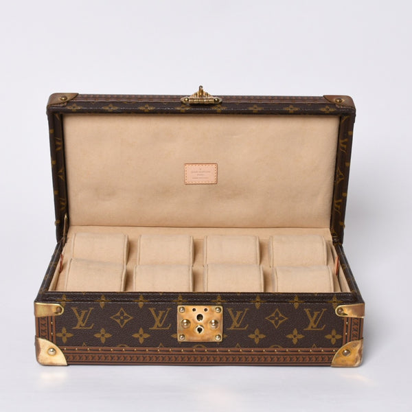 LOUIS VUITTON Coffret 8 Montre Trunk Monogram M47641 Watch Case Trunk List Price 1,210,000 Yen Good Condition Used 4a000570
