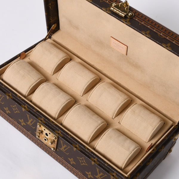 LOUIS VUITTON Coffret 8 Montre Trunk Monogram M47641 Watch Case Trunk List Price 1,210,000 Yen Good Condition Used 4a000570