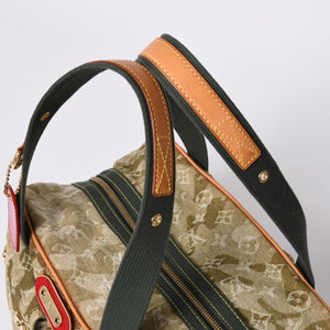 LOUIS VUITTON ルイヴィトン モノグラモフラージュ デニム ジャスミン ハンドバッグ M95772 カーキ 村上隆 廃盤 美品 中古 4a000360