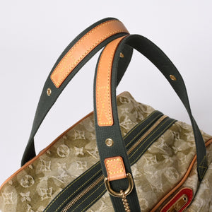 LOUIS VUITTON ルイヴィトン モノグラモフラージュ デニム ジャスミン ハンドバッグ M95772 カーキ 村上隆 廃盤 美品 中古 4a000360