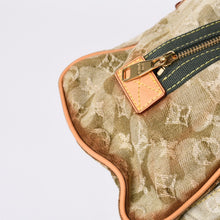 画像をギャラリービューアに読み込む, LOUIS VUITTON ルイヴィトン モノグラモフラージュ デニム ジャスミン ハンドバッグ M95772 カーキ 村上隆 廃盤 美品 中古 4a000360