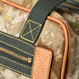 LOUIS VUITTON ルイヴィトン モノグラモフラージュ デニム ジャスミン ハンドバッグ M95772 カーキ 村上隆 廃盤 美品 中古 4a000360
