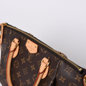 Very Good Condition LOUIS VUITTON Handbag 2WAY Monogram Turen PM Monogram Canvas M48813 Brown Used 4a000426