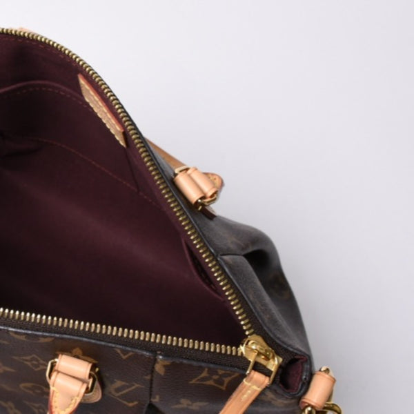 Very Good Condition LOUIS VUITTON Handbag 2WAY Monogram Turen PM Monogram Canvas M48813 Brown Used 4a000426