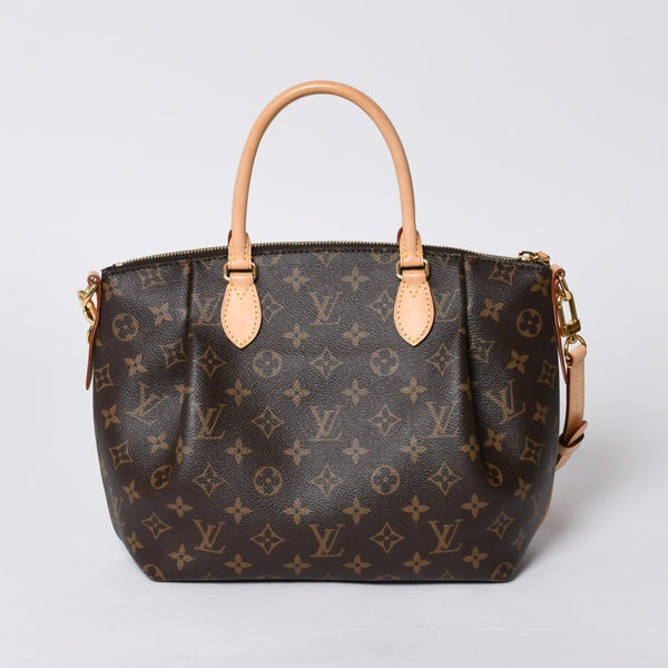 Very Good Condition LOUIS VUITTON Handbag 2WAY Monogram Turen PM Monogram Canvas M48813 Brown Used 4a000426