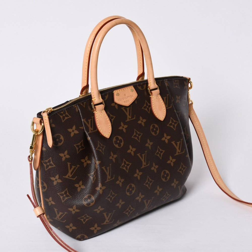 Very Good Condition LOUIS VUITTON Handbag 2WAY Monogram Turen PM Monogram Canvas M48813 Brown Used 4a000426