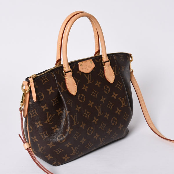 Very Good Condition LOUIS VUITTON Handbag 2WAY Monogram Turen PM Monogram Canvas M48813 Brown Used 4a000426
