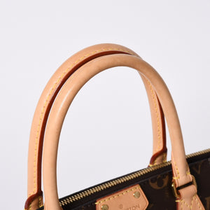 Very Good Condition LOUIS VUITTON Handbag 2WAY Monogram Turen PM Monogram Canvas M48813 Brown Used 4a000426