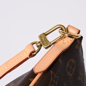 Very Good Condition LOUIS VUITTON Handbag 2WAY Monogram Turen PM Monogram Canvas M48813 Brown Used 4a000426