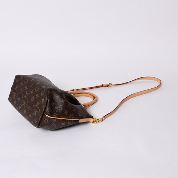 Very Good Condition LOUIS VUITTON Handbag 2WAY Monogram Turen PM Monogram Canvas M48813 Brown Used 4a000426