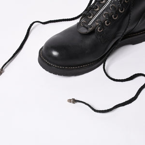 CHROME HEARTS Chrome Hearts × WESCO Wesco Fireman Boots Leather Dagger Black Silver 925 Good Condition Used 4a000433