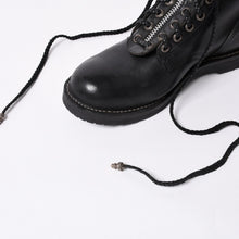 画像をギャラリービューアに読み込む, CHROME HEARTS クロムハーツ × WESCO ウエスコ ファイヤーマン ブーツ レザー ダガー ブラック シルバー925 美品 中古 4a000433