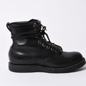 CHROME HEARTS Chrome Hearts × WESCO Wesco Fireman Boots Leather Dagger Black Silver 925 Good Condition Used 4a000433