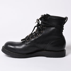 CHROME HEARTS Chrome Hearts × WESCO Wesco Fireman Boots Leather Dagger Black Silver 925 Good Condition Used 4a000433