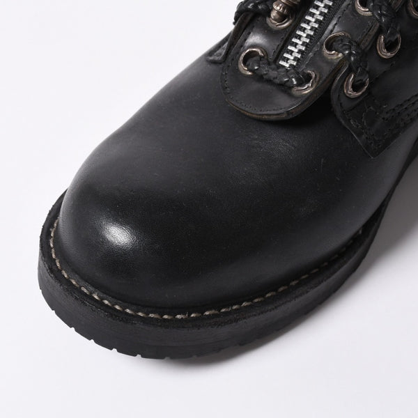 CHROME HEARTS Chrome Hearts × WESCO Wesco Fireman Boots Leather Dagger Black Silver 925 Good Condition Used 4a000433