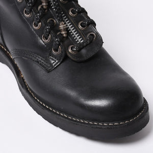 CHROME HEARTS Chrome Hearts × WESCO Wesco Fireman Boots Leather Dagger Black Silver 925 Good Condition Used 4a000433
