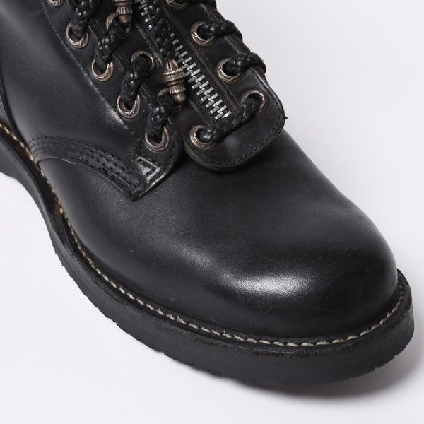 CHROME HEARTS Chrome Hearts × WESCO Wesco Fireman Boots Leather Dagger Black Silver 925 Good Condition Used 4a000433