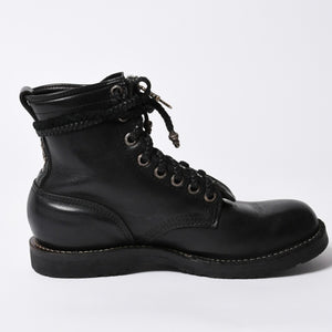 CHROME HEARTS Chrome Hearts × WESCO Wesco Fireman Boots Leather Dagger Black Silver 925 Good Condition Used 4a000433