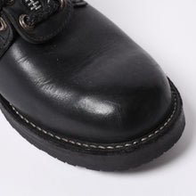 画像をギャラリービューアに読み込む, CHROME HEARTS クロムハーツ × WESCO ウエスコ ファイヤーマン ブーツ レザー ダガー ブラック シルバー925 美品 中古 4a000433