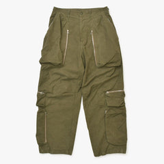 READYMADE Military Wide Pants RE-CO-KH-00-00-238 Khaki Size 1 Good Condition Used 4a000448