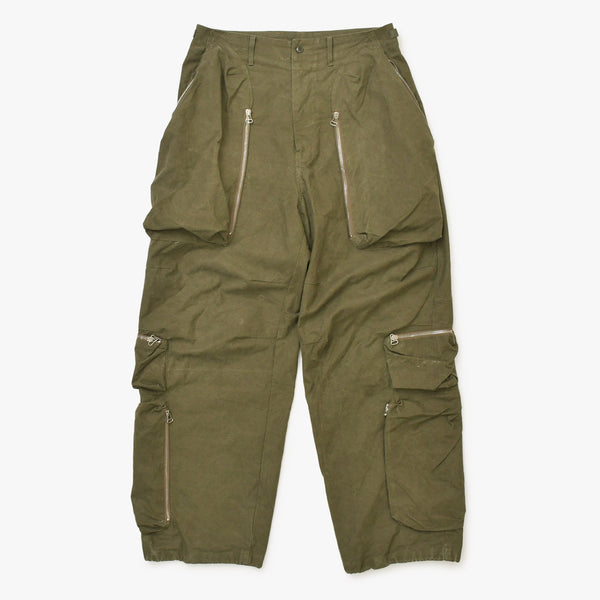 READYMADE Military Wide Pants RE-CO-KH-00-00-238 Khaki Size 1 Good Condition Used 4a000448