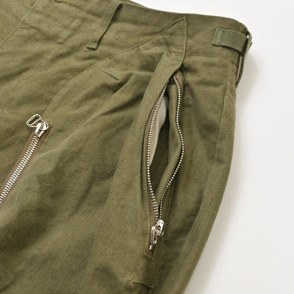 READYMADE Military Wide Pants RE-CO-KH-00-00-238 Khaki Size 1 Good Condition Used 4a000448