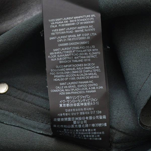 SAINT LAURENT PARIS Saint Laurent Paris Black Color Leather Pants 2021 000301 Good Condition Used 4a000449