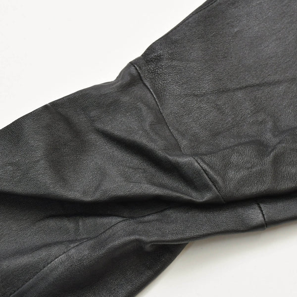 SAINT LAURENT PARIS Saint Laurent Paris Black Color Leather Pants 2021 000301 Good Condition Used 4a000449