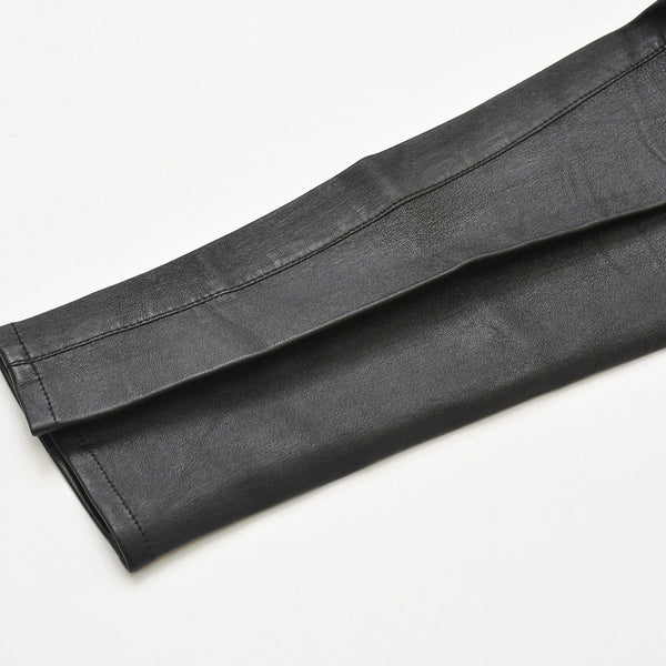 SAINT LAURENT PARIS Saint Laurent Paris Black Color Leather Pants 2021 000301 Good Condition Used 4a000449