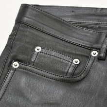 画像をギャラリービューアに読み込む, SAINT LAURENT PARIS サンローランパリ ブラック カラー レザー パンツ 2021 000301 美品 中古 4a000449