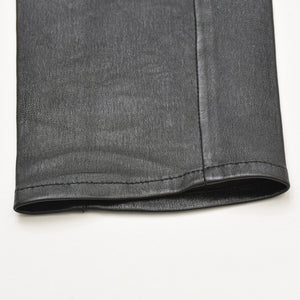 SAINT LAURENT PARIS Saint Laurent Paris Black Color Leather Pants 2021 000301 Good Condition Used 4a000449